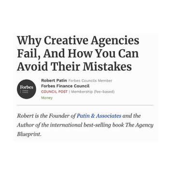 Forbes - Why Creative Agencies Fail